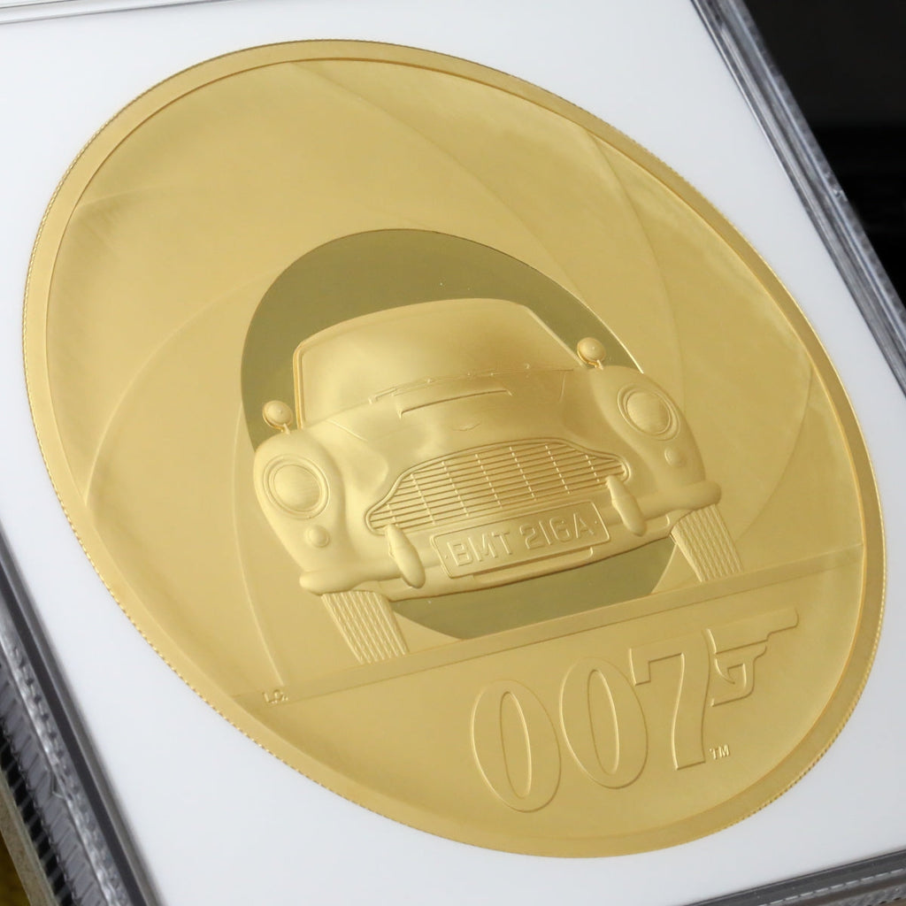 販売実績-イギリス 2020年 ジェームズ・ボンド 1,000ポンド(1kg)金貨 PF70UCAM-UNIVERSAL COIN