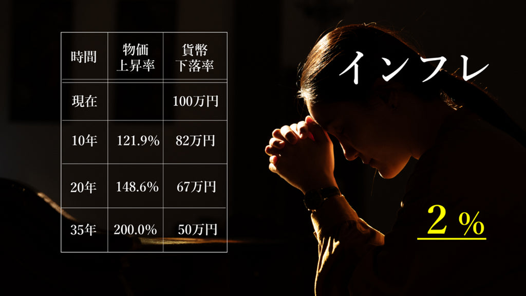 News-【あなたの常識・非常識】2%のインフレは日本人の息の根を止める事になる!!!-UNIVERSAL COIN