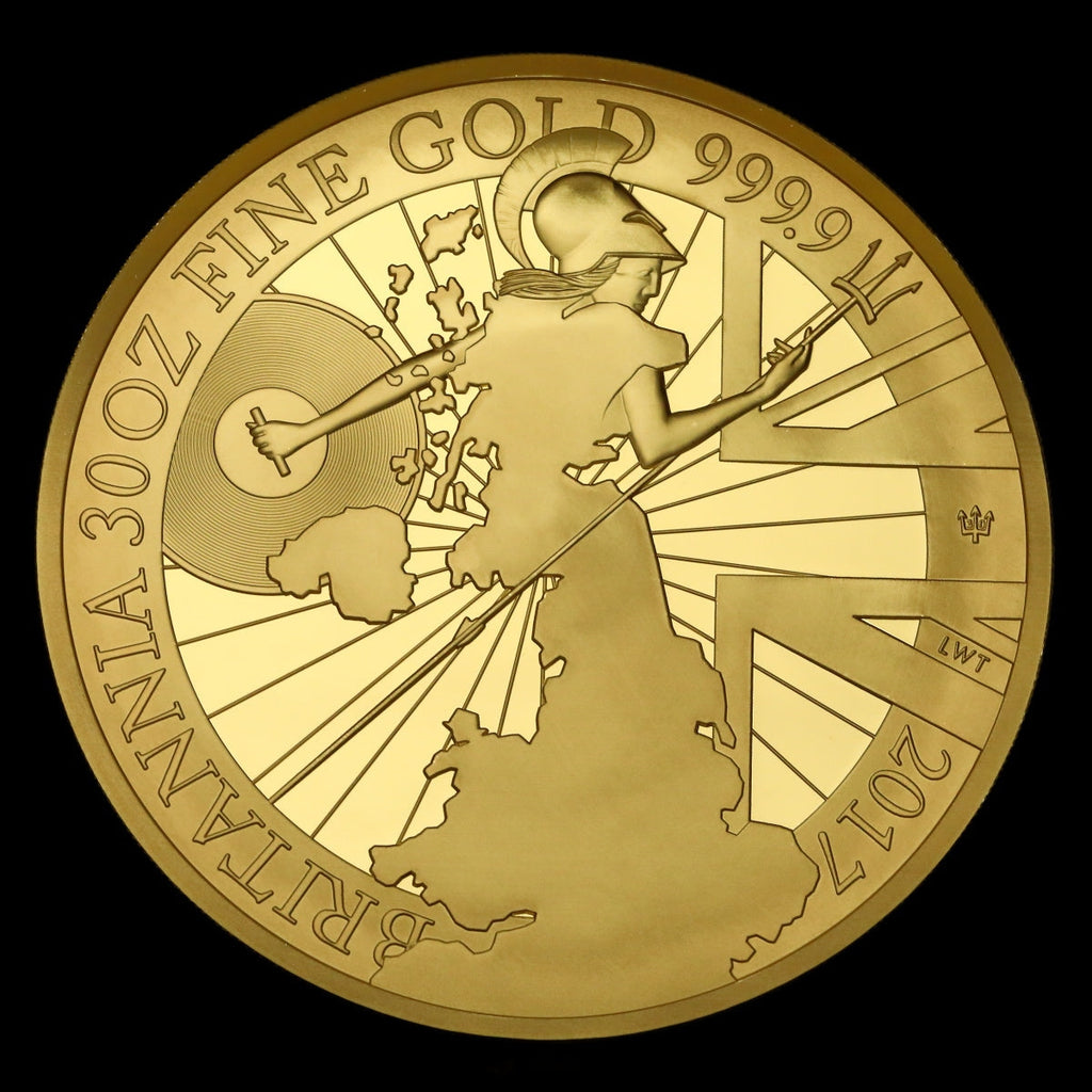 販売実績-イギリス 2017年 ブリタニア 800ポンド(30oz)金貨-UNIVERSAL COIN