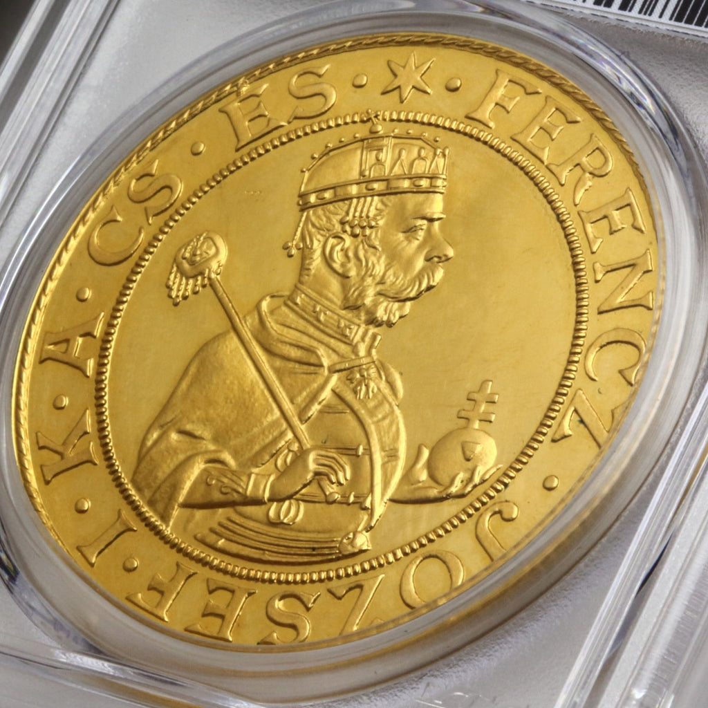 販売実績-ハンガリー 1896年KB フランツ・ヨーゼフ1世 9ダカット金貨 PL62(PCGS)-UNIVERSAL COIN