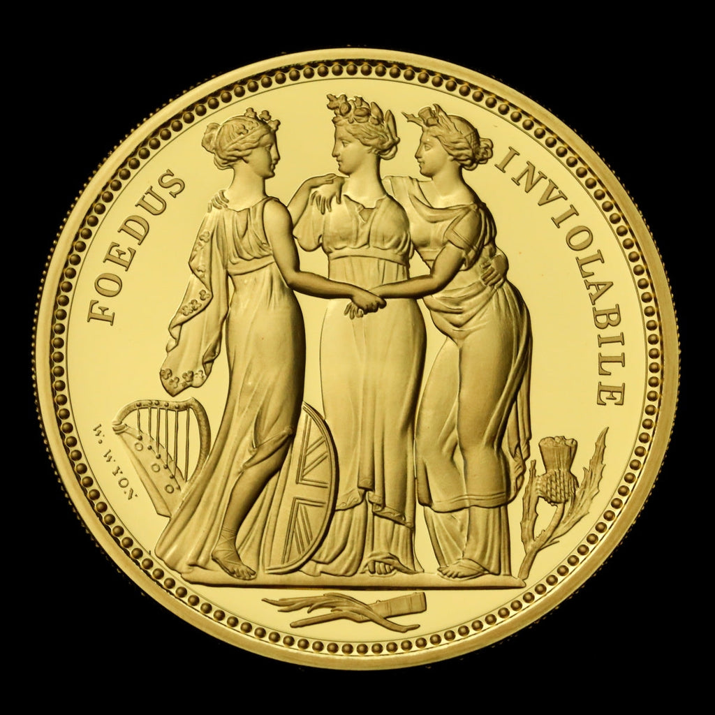 販売実績-イギリス 2020年 エリザベス2世 スリーグレイシス 500ポンド(5oz)金貨 裸-UNIVERSAL COIN