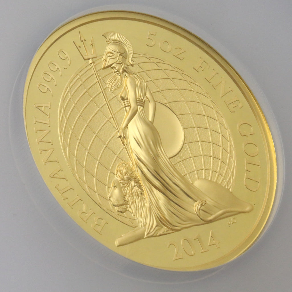 販売実績-イギリス 2014年 ブリタニア 500ポンド金貨 PF69UCAM-UNIVERSAL COIN