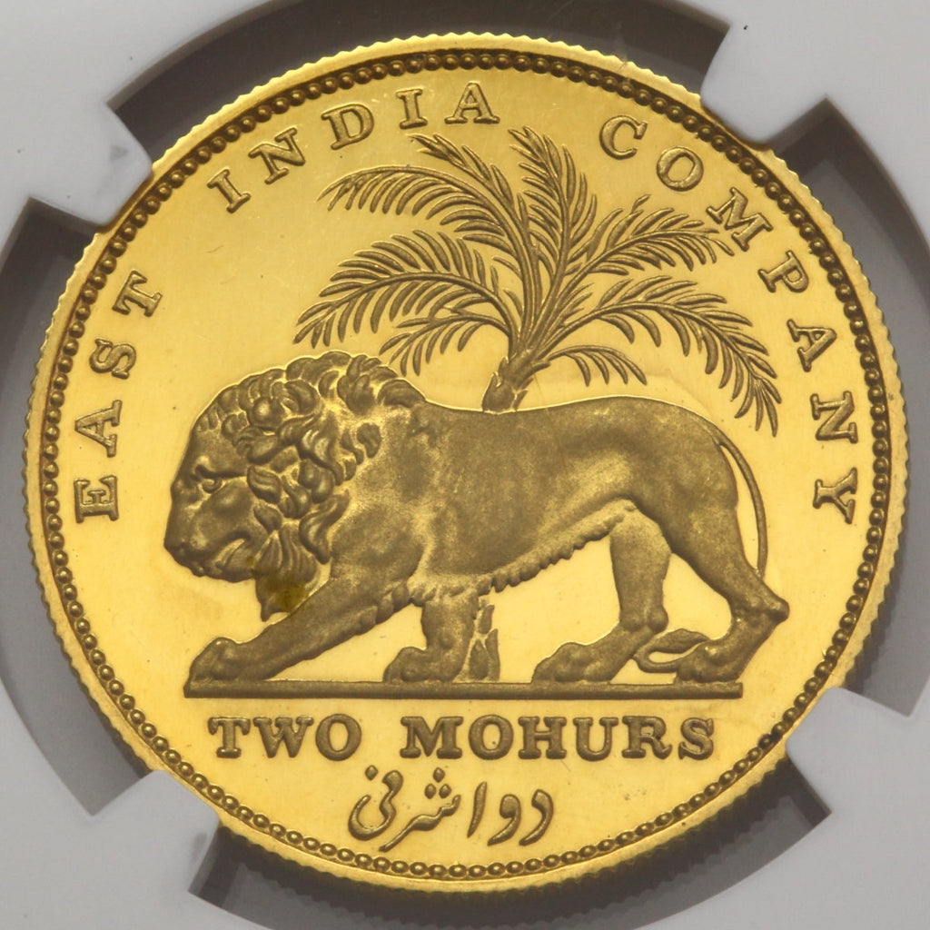 販売実績-インド(英国領) 1835年 ウィリアム4世 2モハール金貨 PF64ウルトラカメオ(NGC)-UNIVERSAL COIN