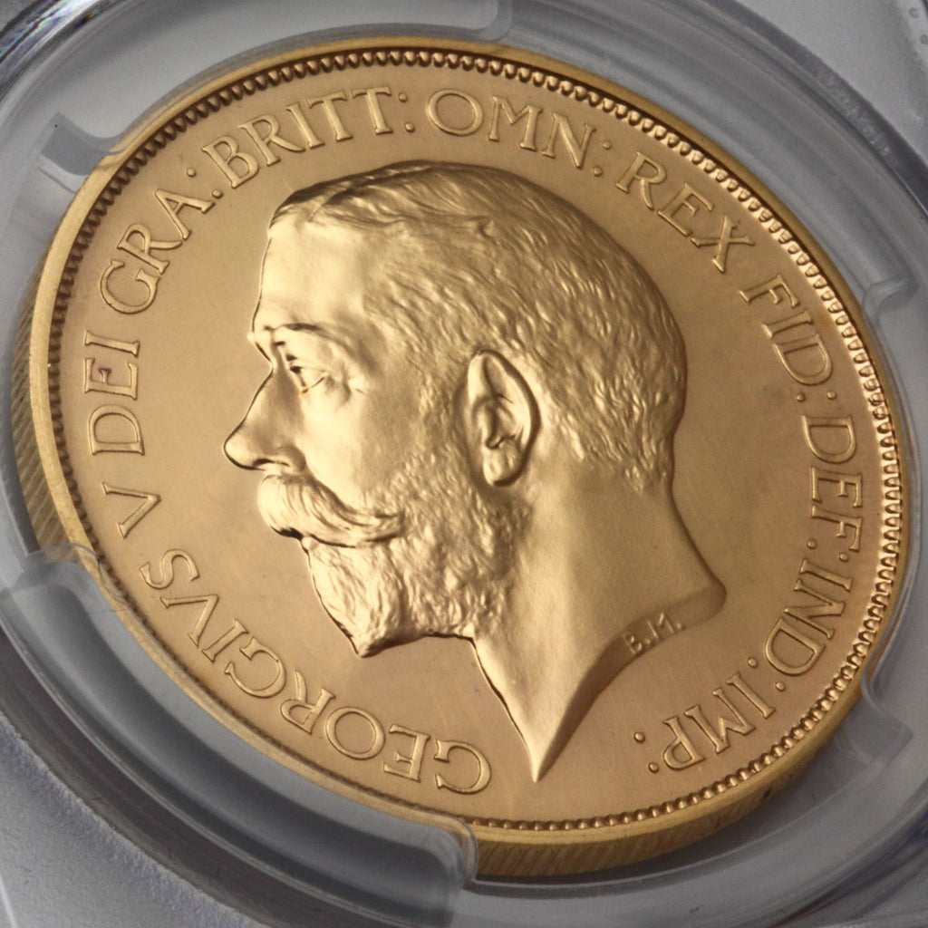 販売実績-イギリス 1911年 ジョージ5世 5ポンド金貨 PR65CAM(PCGS)-UNIVERSAL COIN