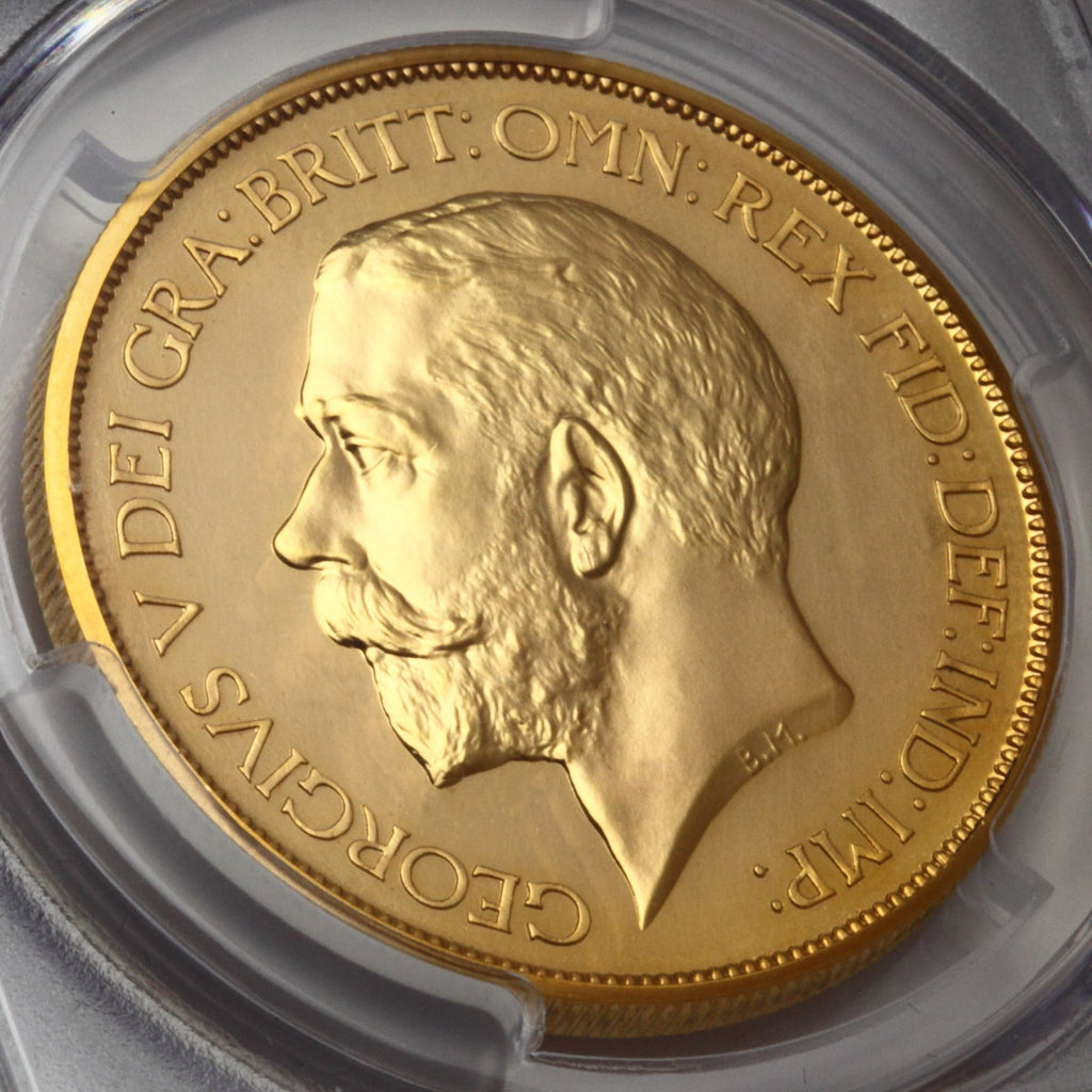 販売実績-イギリス 1911年 ジョージ5世 5ポンド金貨 PF64+CAM(PCGS)-UNIVERSAL COIN