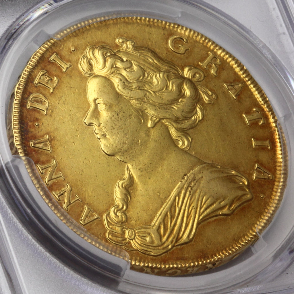 販売実績-イギリス 1706年 アン女王 5ギニー金貨 AU53(PCGS)-UNIVERSAL COIN