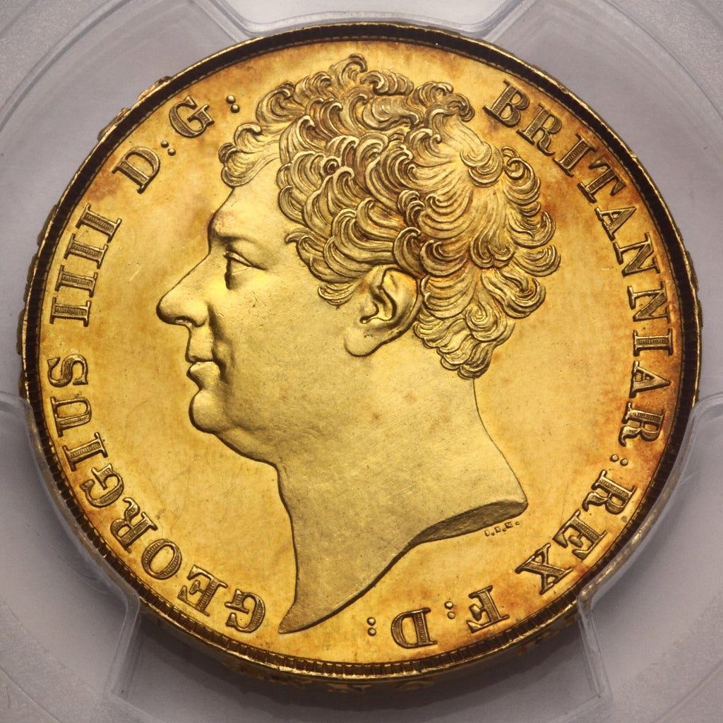 販売実績-イギリス 1823年 ジョージ4世 2ポンド金貨 PR63+CAM(PCGS)-UNIVERSAL COIN