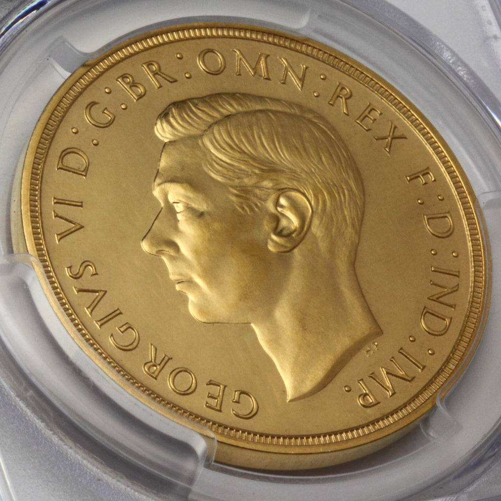 販売実績-イギリス 1937年 ジョージ6世 5ポンド金貨 PR67DCAM(PCGS)-UNIVERSAL COIN
