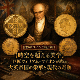 世界のコインご紹介#74 「【時空を超える美学】巨匠ウィリアム・ワイオンが遺した、大英帝国の栄華と現代の奇跡」