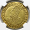 イギリス 1594-96年 エリザベス1世 1ポンド金貨 S-2534 MS61+:3953923-017