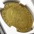 イギリス 1594-96年 エリザベス1世 1ポンド金貨 S-2534 MS61+:3953923-017