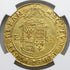 イギリス 1594-96年 エリザベス1世 1ポンド金貨 S-2534 MS61+:3953923-017