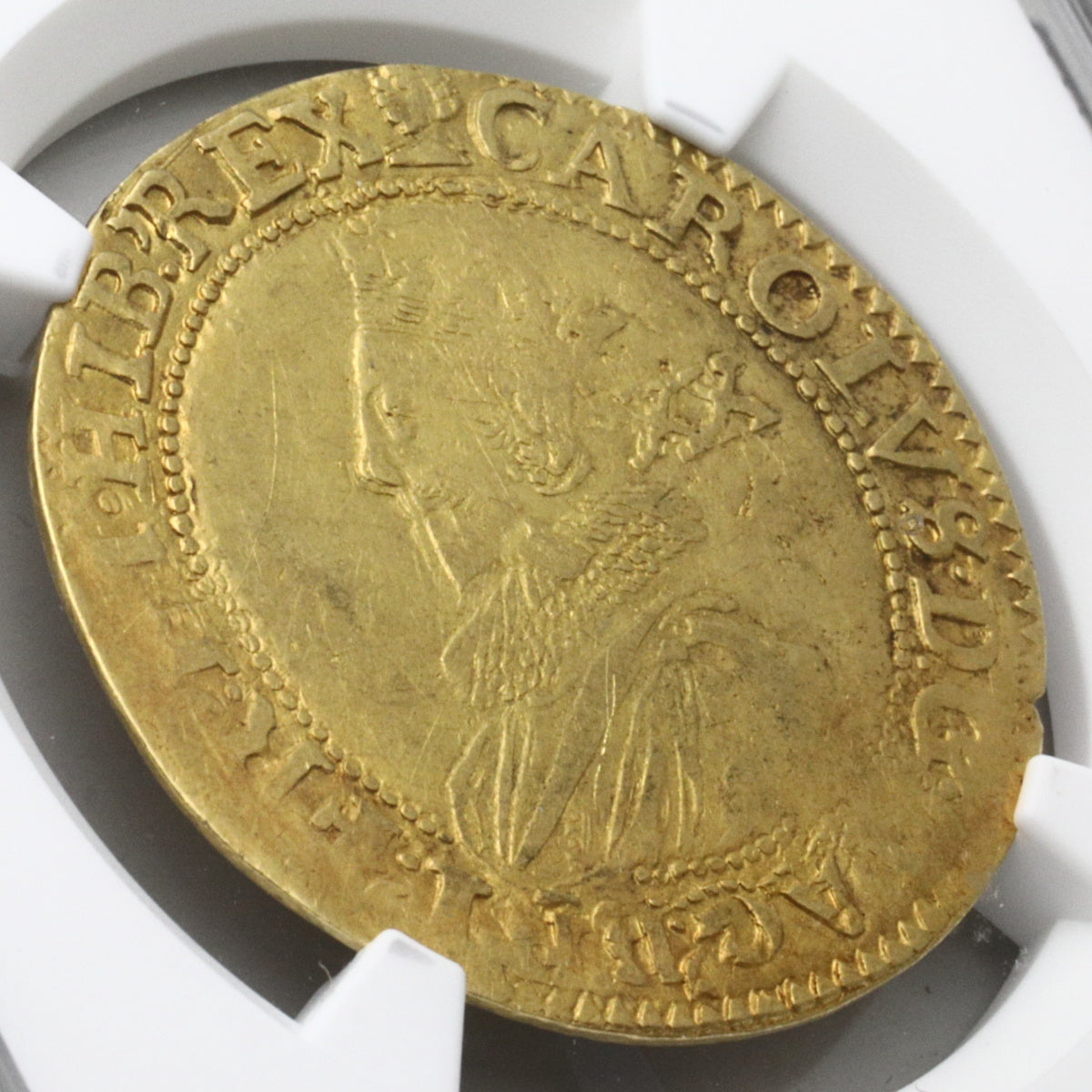 イギリス 1626-27年 チャールズ1世 ユナイト金貨 XF40：6380983-047