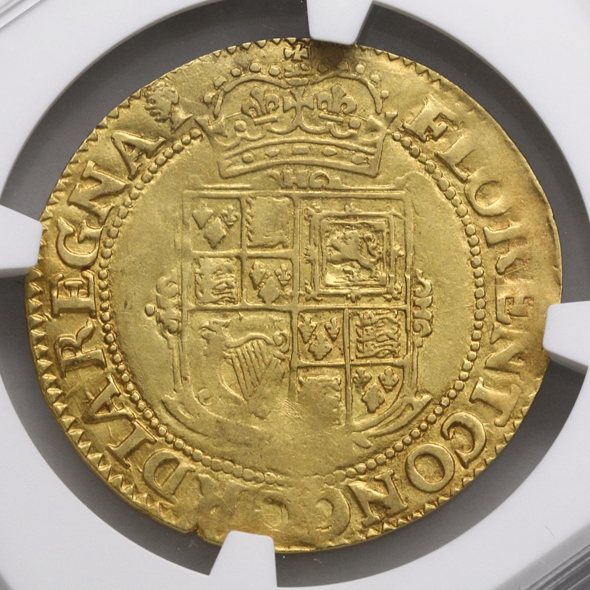 イギリス 1626-27年 チャールズ1世 ユナイト金貨 XF40：6380983-047