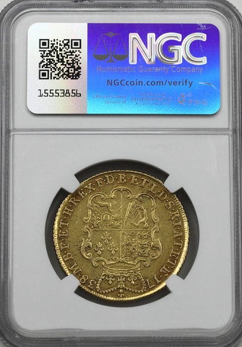 イギリス 1738年 ジョージ2世 2ギニー金貨 XF45:6342574-001