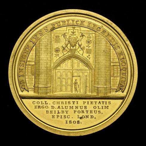 イギリス 1808年 ジョージ3世 ケンブリッジ大学 クライスツ・カレッジ 金メダル 裸