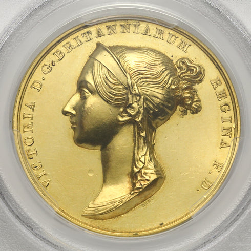 イギリス 1838年 ヴィクトリア女王 戴冠記念 金メダル SP61:50931664