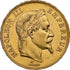 フランス 1868年A ナポレオン3世 100フラン金貨 AU DETAILS(REV DAMAGE):8366113-009
