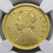 イギリス領インド 1870年C ヴィクトリア女王 モハール金貨 PF65 Restrike:5746861-002