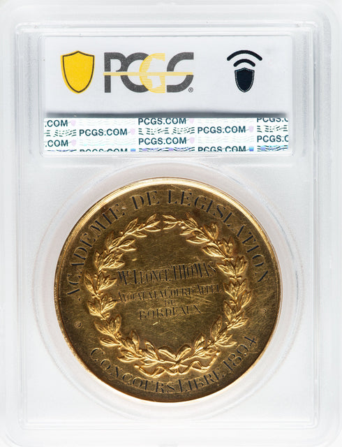 フランス 1894年 ボルドー大学法学法学部 金メダル SP61:51649807