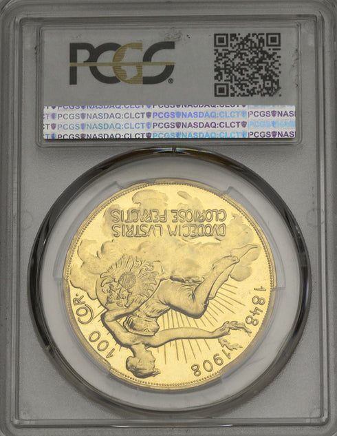 オーストリア 1908年 雲上の女神 100コロナ金貨 PF63CAM:81345007