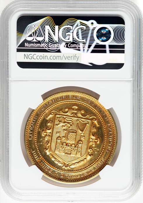 イギリス 1919年 エリザベス1世 ダブリン大学 トリニティ・カレッジ 金メダル MS64PL:8523318-002