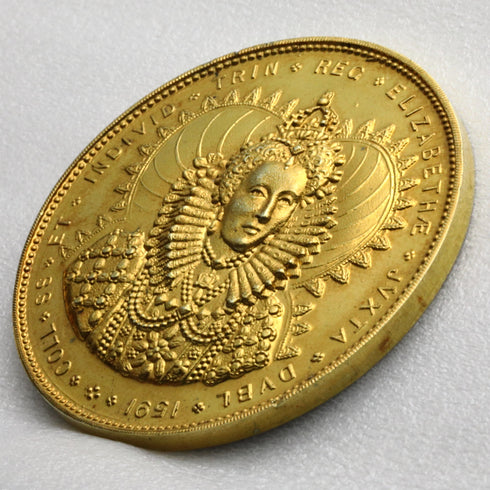 イギリス 1922年 エリザベス1世 ダブリン大学 トリニティ・カレッジ 金メダル 裸