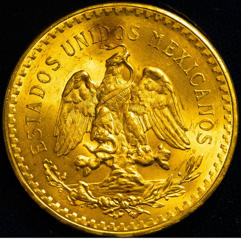 メキシコ 1947年 勝利の女神ヴィクトリア メキシコ独立100周年記念 50ペソ金貨 Restrike 裸:未鑑定