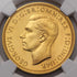 イギリス 1937年 ジョージ6世 5ポンド金貨 PF65UCAM:4492502-001