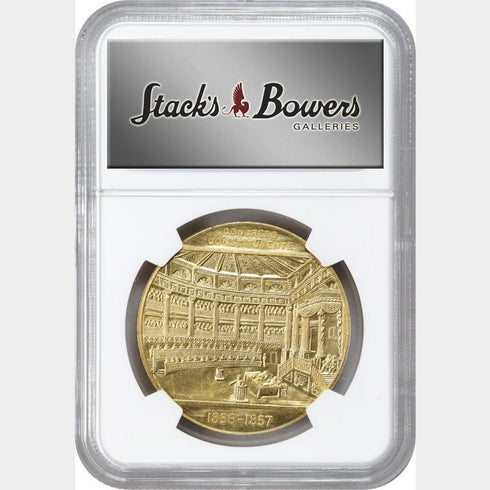 メキシコ 1957年 憲法制定100周年記念 金メダル MS66:8662225-007