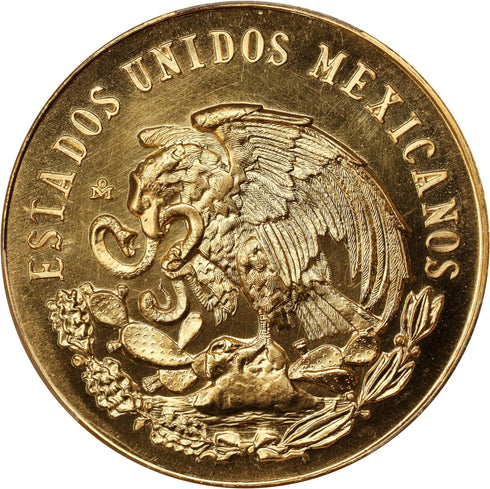 メキシコ 1962年 プエブラの会戦 勝利100周年記念 金メダル MS66:57246582