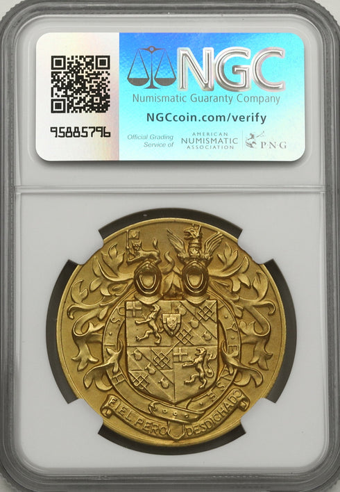 イギリス 1965年 ウィンストン・チャーチル 追悼記念 金メダル MS68:8221066-009