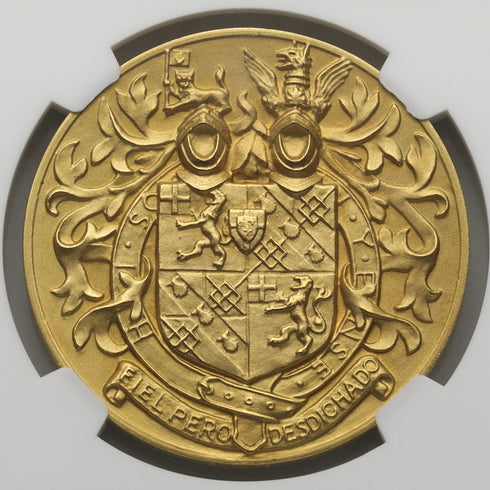 イギリス 1965年 ウィンストン・チャーチル 追悼記念 金メダル MS68:8221066-009