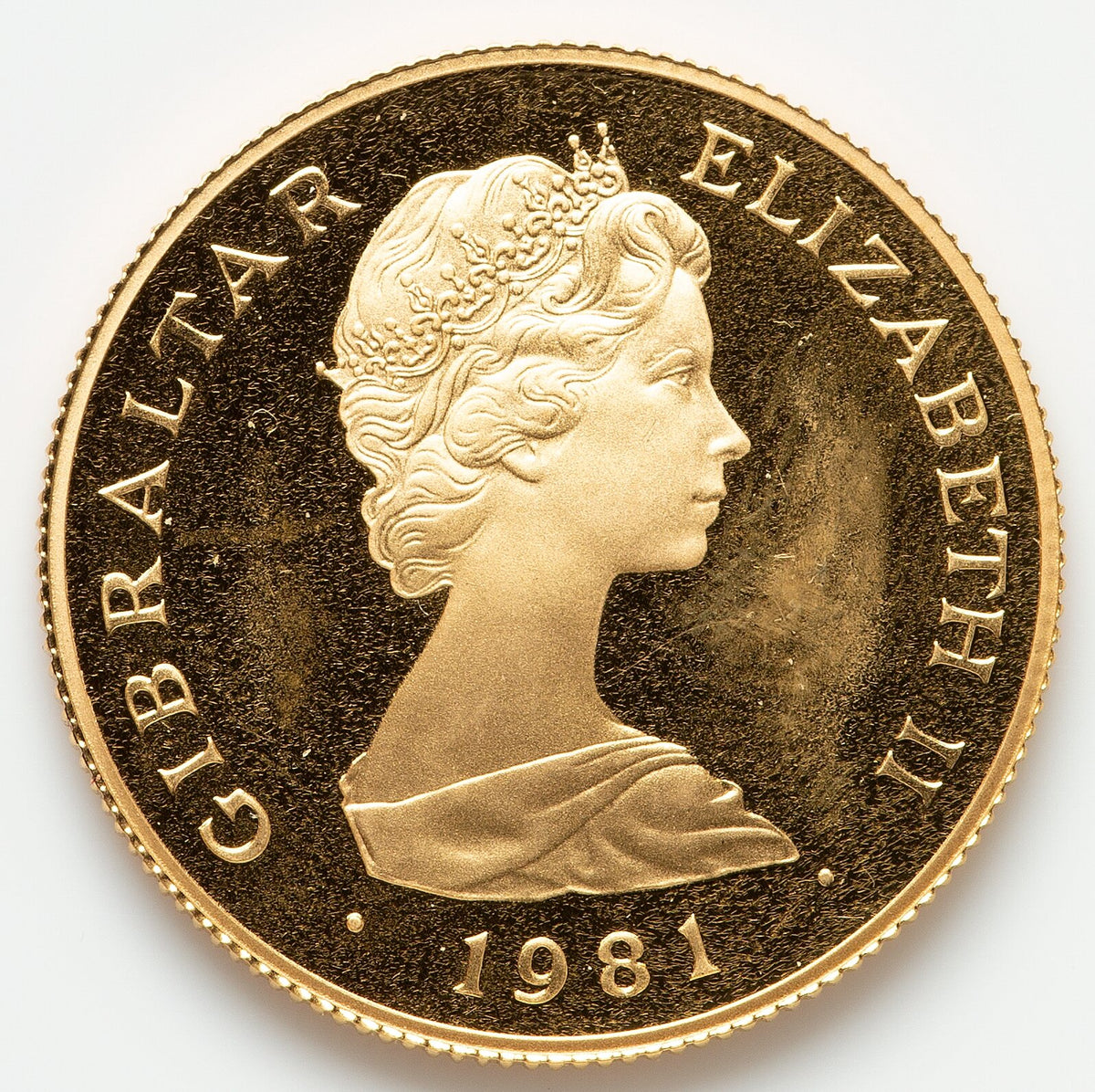 ダイアナ妃 1ドル 認証書付き イギリス領ジブラルタル 1981年 ダイアナ妃/チャールズ皇太子 ご成婚