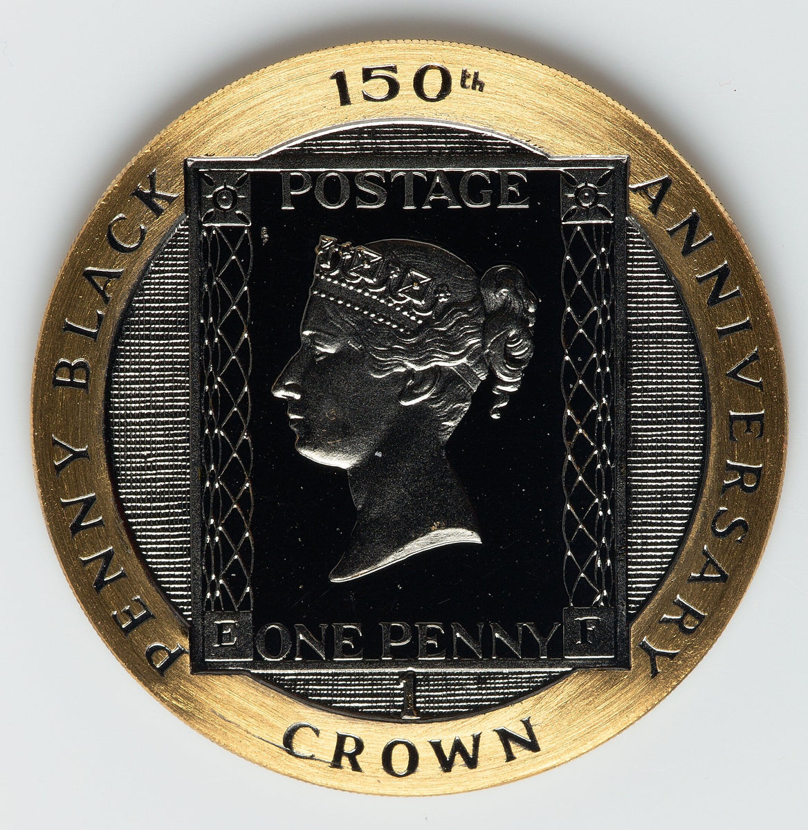 マン島 1990年 ペニーブラック発行150周年記念 1クラウン 1oz 金貨 裸