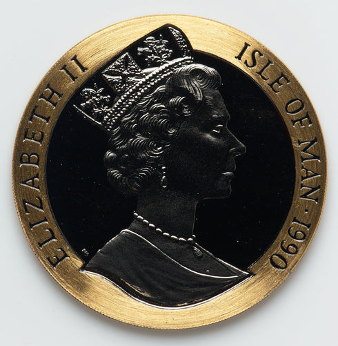 マン島 1990年 ペニーブラック発行150周年記念 1クラウン 1oz 金貨 裸:未鑑定