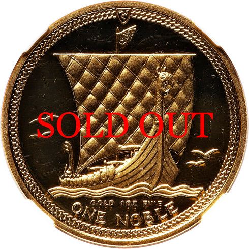マン島 1994年 ノーブル 1oz 金貨 PF69UCAM:3320307-021