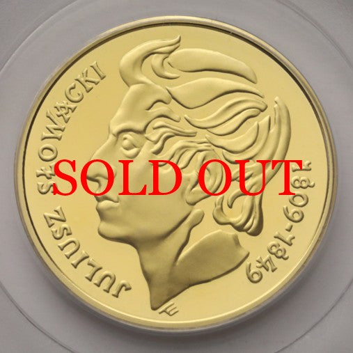 ポーランド 1999年 ユリウシュ・スウォヴァツキ 没後150周年記念 200ズウォティ金貨 PR69DCAM:21374214