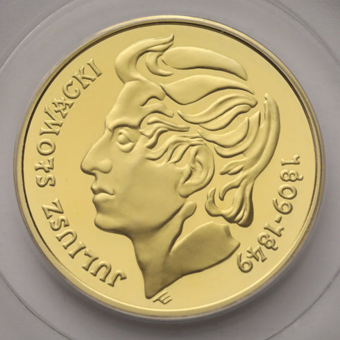 ポーランド 1999年 ユリウシュ・スウォヴァツキ 没後150周年記念 200ズウォティ金貨 PR69DCAM:21374214