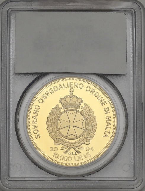 マルタ共和国 2004年 ヨハネ・パウロ2世と騎士 10000リレ金貨 5枚セット PR69DCAM:21939402