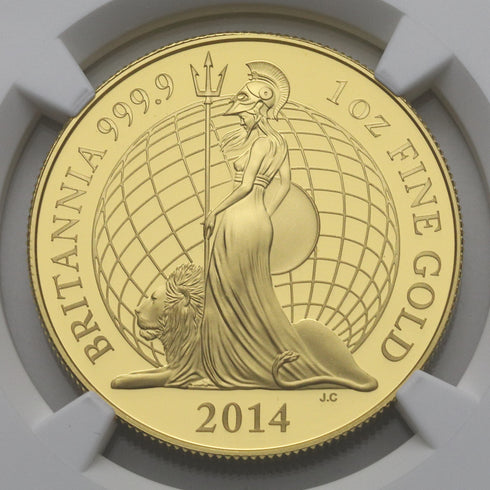 イギリス 2014年 ブリタニア 100ポンド金貨 6枚セット PF68UCAM:6770177-003