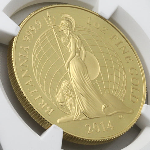 イギリス 2014年 ブリタニア 100ポンド金貨 6枚セット PF68UCAM:6770177-003