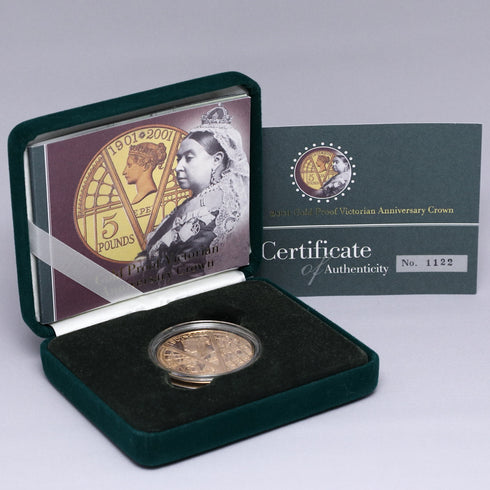イギリス 2001年 ヴィクトリア女王 没後100周年記念 5ポンド金貨 ROYAL MINT オフィシャルボックス付き 裸