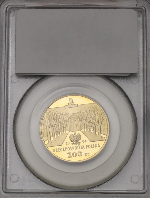 ポーランド 2004年 ワルシャワ美術アカデミー 創立100周年記念 200ズウォティ金貨 PR69DCAM:11178186