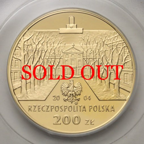 ポーランド 2004年 ワルシャワ美術アカデミー 創立100周年記念 200ズウォティ金貨 PR69DCAM:21821841