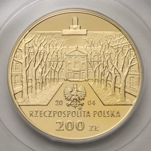 ポーランド 2004年 ワルシャワ美術アカデミー 創立100周年記念 200ズウォティ金貨 PR69DCAM:21821841