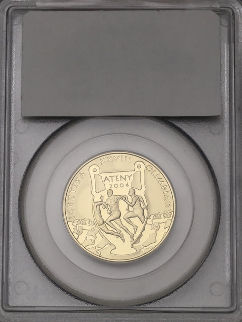 ポーランド 2004年 アテネオリンピック開催記念 200ズウォティ金貨 PR69DCAM:21854087