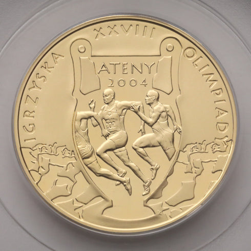 ポーランド 2004年 アテネオリンピック開催記念 200ズウォティ金貨 PR69DCAM:21854087