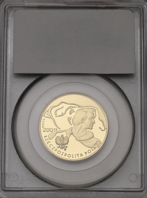 ポーランド 2005年 日本万博開催記念 200ズウォティ金貨 PR69DCAM:22120515