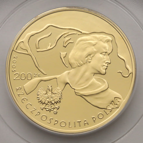 ポーランド 2005年 日本万博開催記念 200ズウォティ金貨 PR69DCAM:22120515